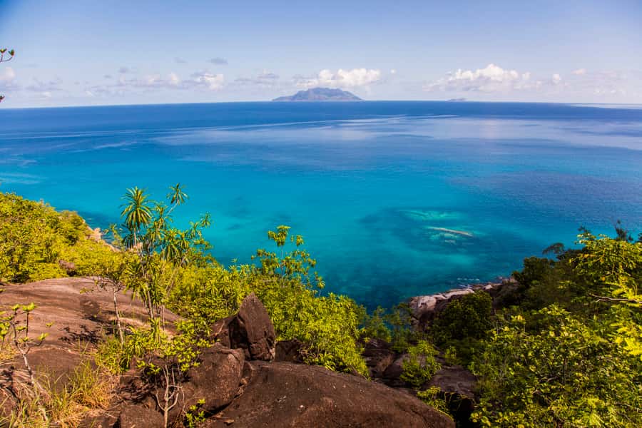 From Mahe: Guided Nature Trail Walk to Anse Major Beach - The final stretch and river crossing