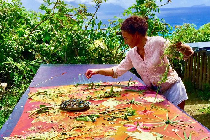 Learn the Traditional Seychelles Art of Sun Printing with Local Textile Designer - A beautiful perch above the Indian Ocean