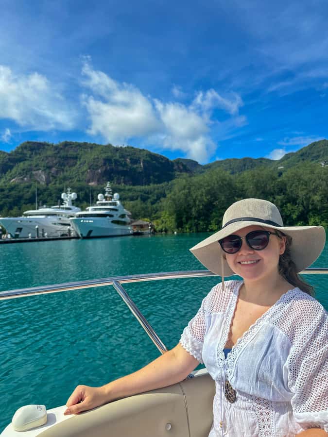 Mahe: Private half-day boat trip at the St.Anne Marine Park - Long Island delivers the quietest hour of the trip