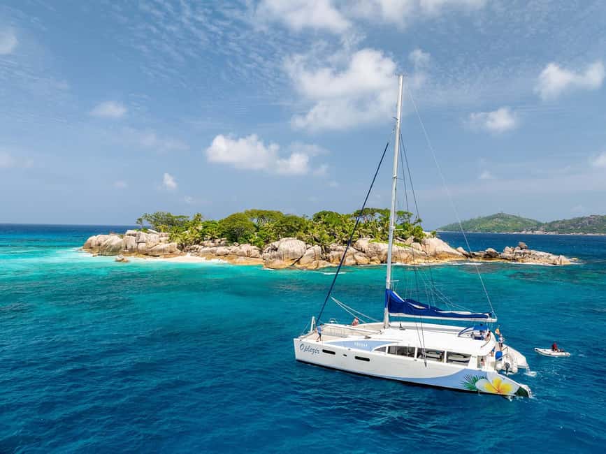 Sister, Coco, and Felicite Island: Seychelles Catamaran Tour - Sister Island: granite, forest, and clear water