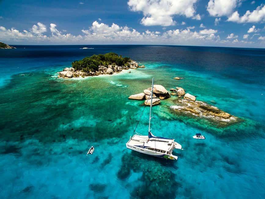 Tour of Cousin, Curieuse and St Pierre island on Catamaran - Three islands, three different Seychelles experiences